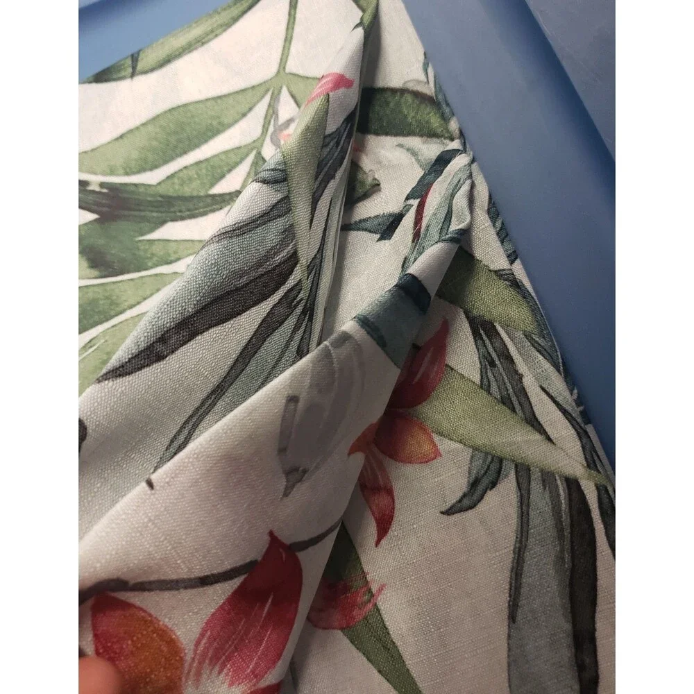 Textured Printed Fabric Tablecloth 60